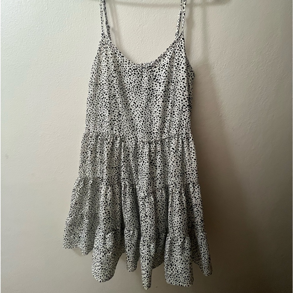 White & Black Summer Dress